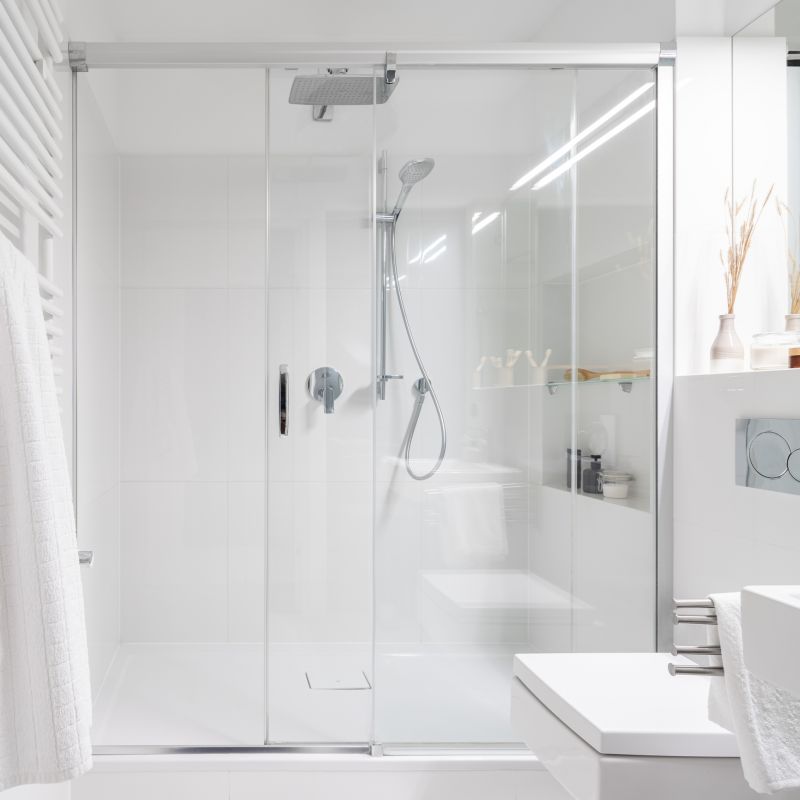 Contemporary Shower Area